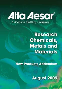 alfaaesar|alfa aesar chemicals catalogue.